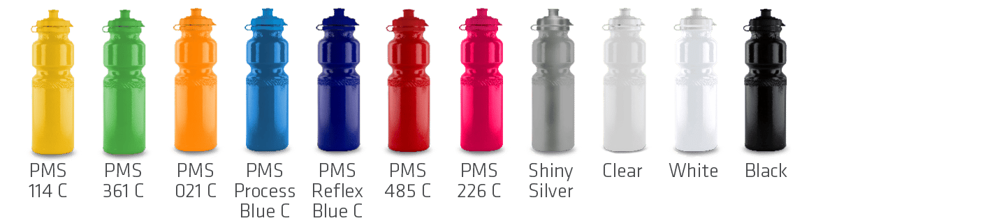 Activity water bottles all colors