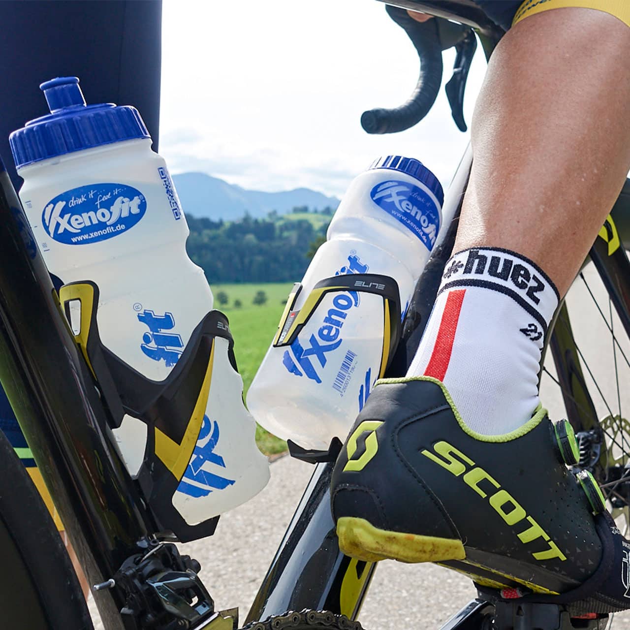 Xenofit - Trinkflasche für Sportler mit Logo