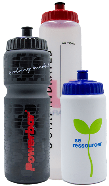 Voorbeelden Eurobottle bidons Team model