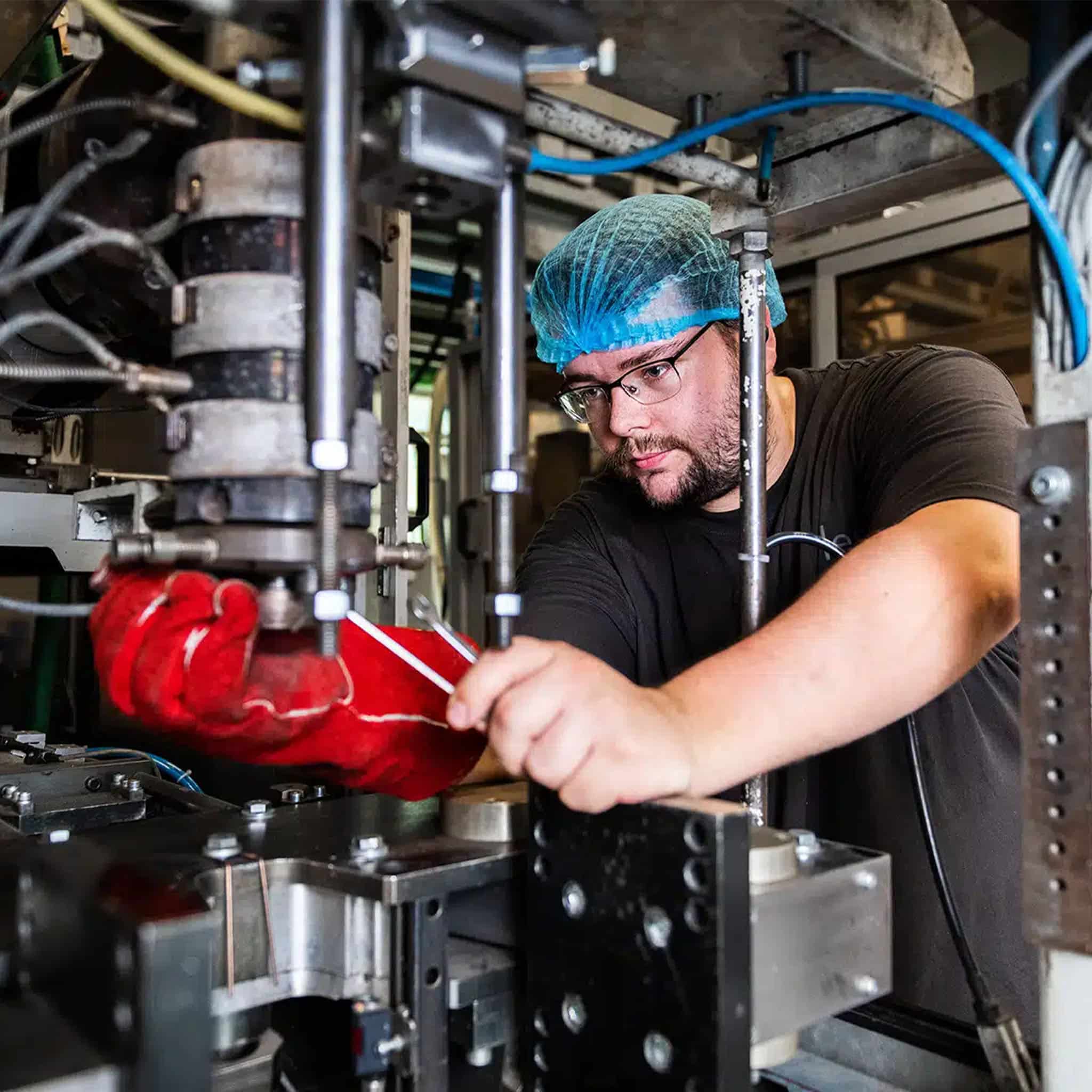 Eurobottle instellen van de machine blaas