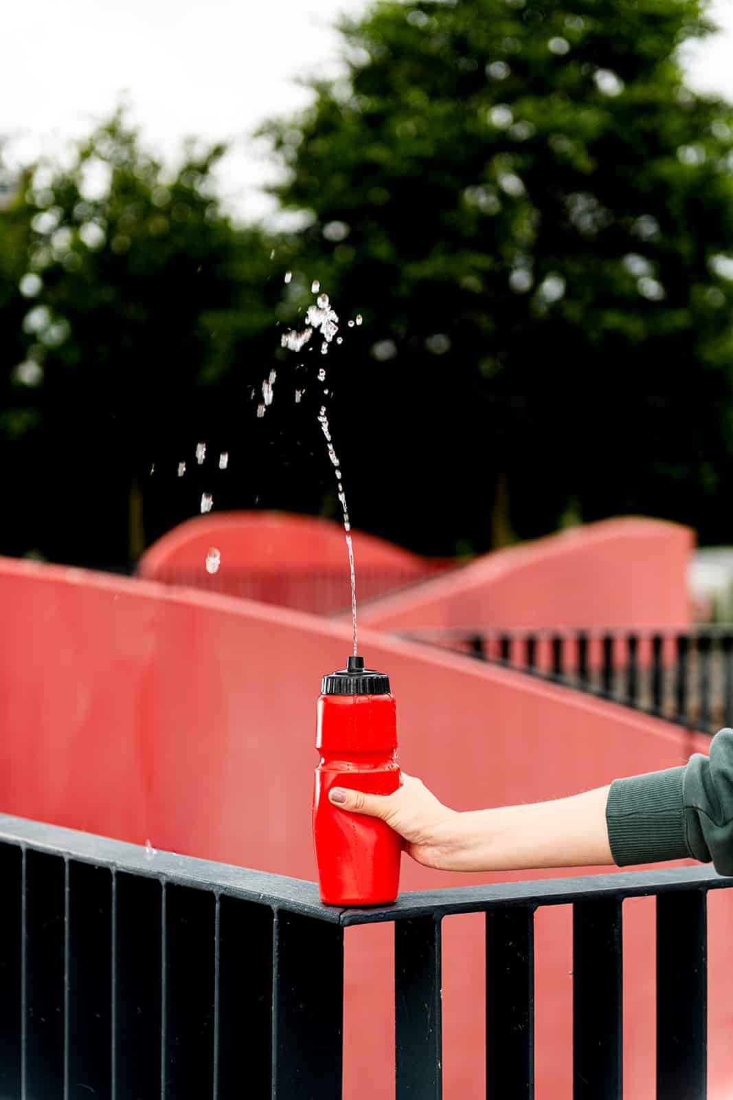 Eurobottle valve cap - Water bottle with opening
